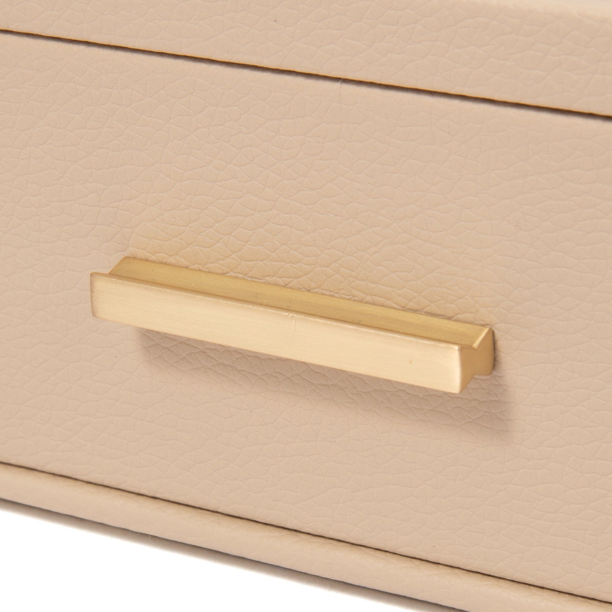 Stacking Jewelry box Open L Beige