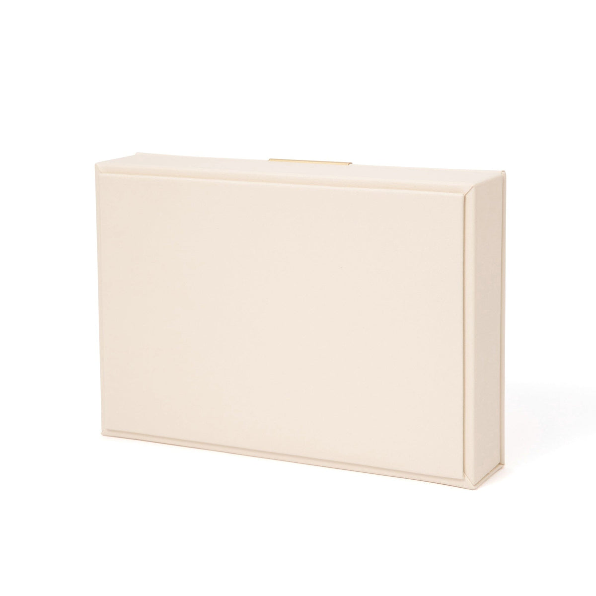 Stacking Jewelry Box with Display Lid Ivory