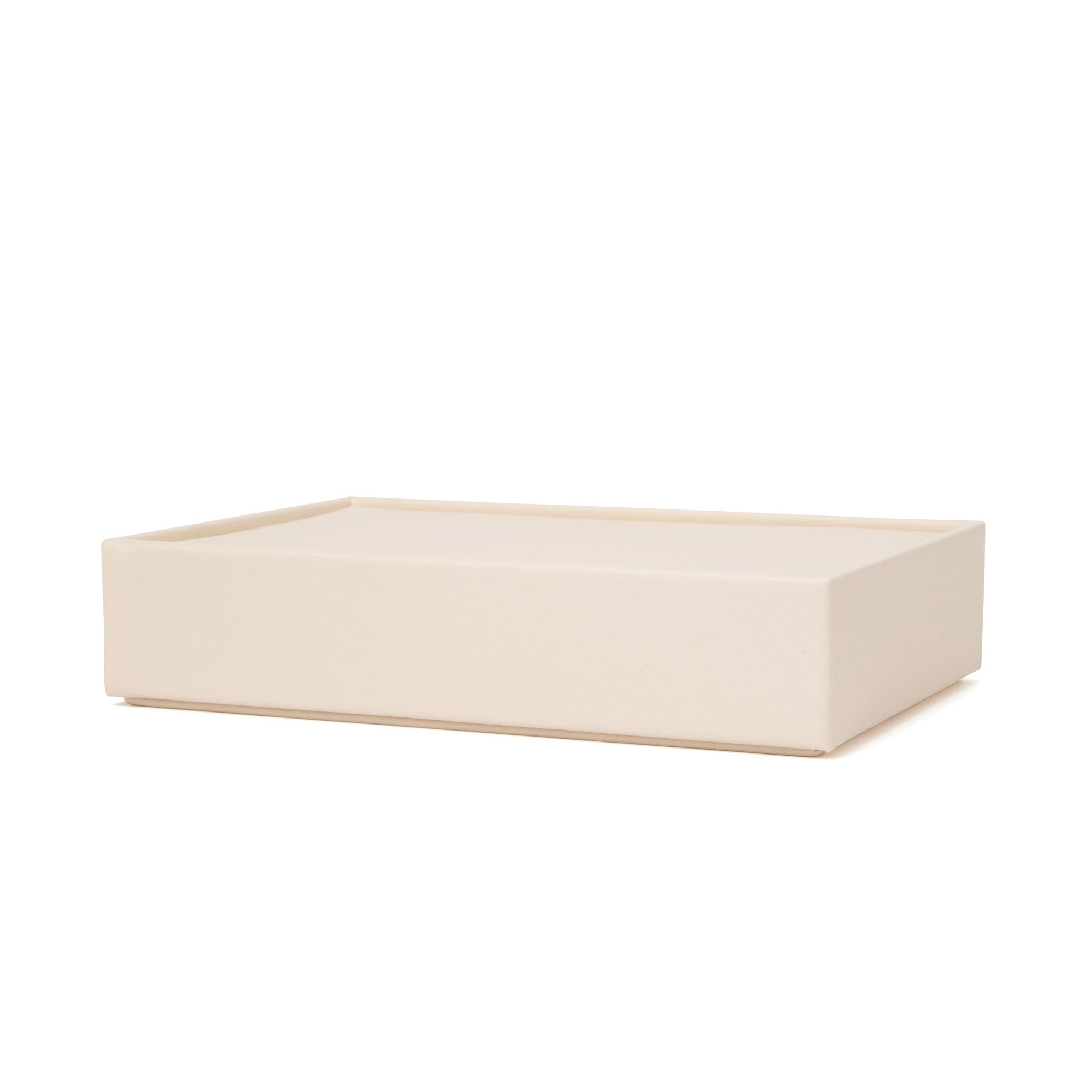 Stacking Jewelry Box Ring Earrings Ivory