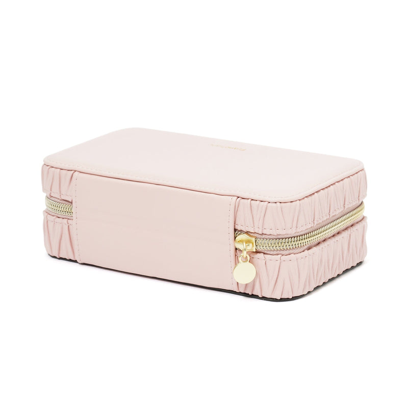 Emboss Travel Jewelry Box Medium Pink