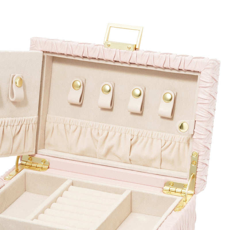 Emboss Jewelry Box Small Pink