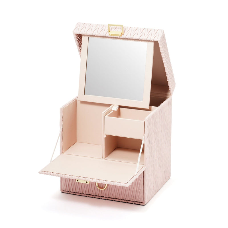 Emboss Cosmetic Box Pink