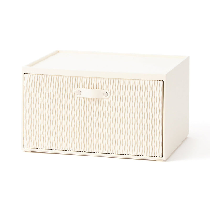 Wave Stacking Drawer Medium Ivory