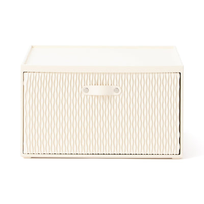 Wave Stacking Drawer Medium Ivory