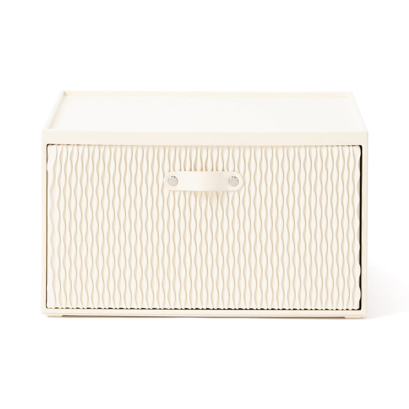 Wave Stacking Drawer Medium Ivory