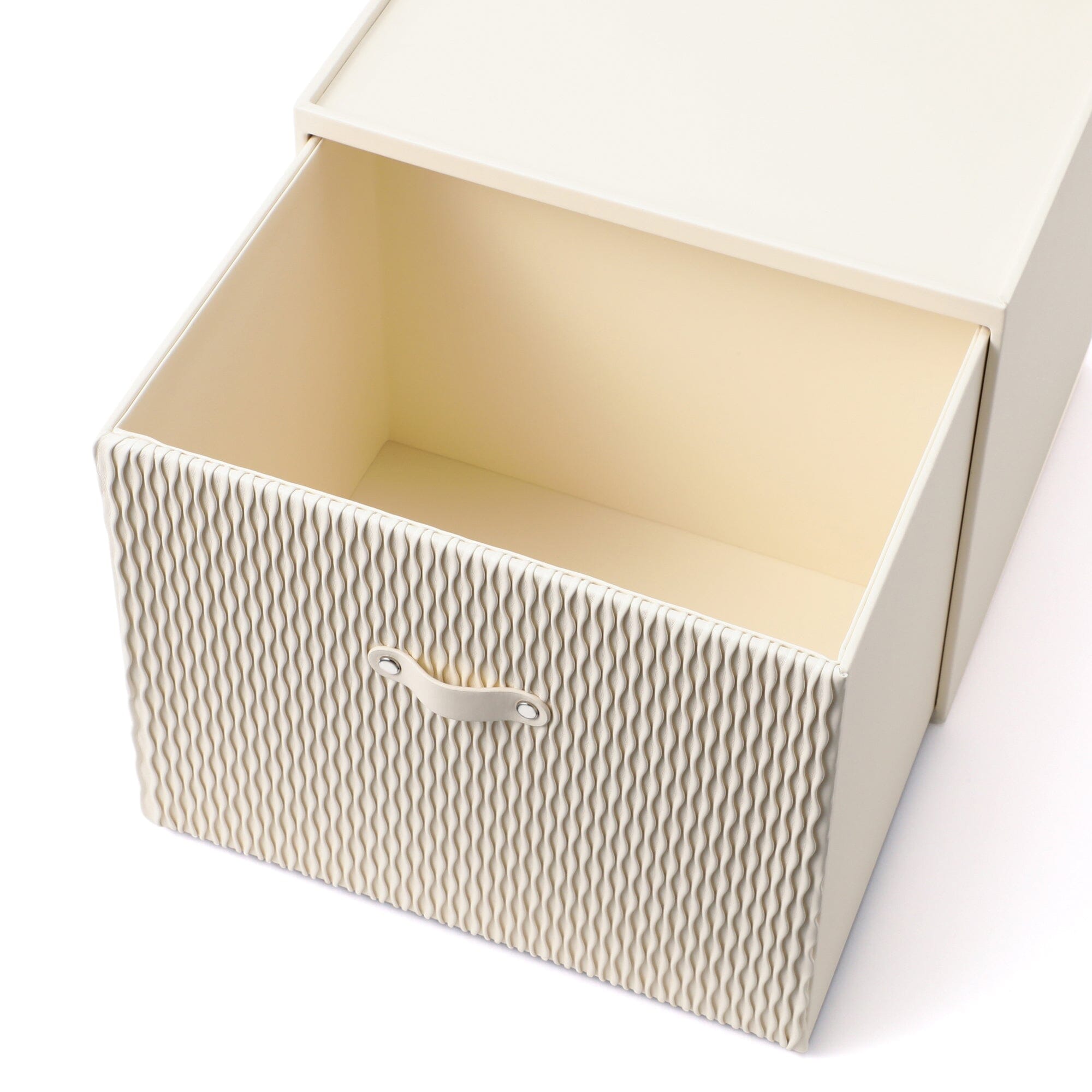 Wave Stacking Drawer Large Ivory