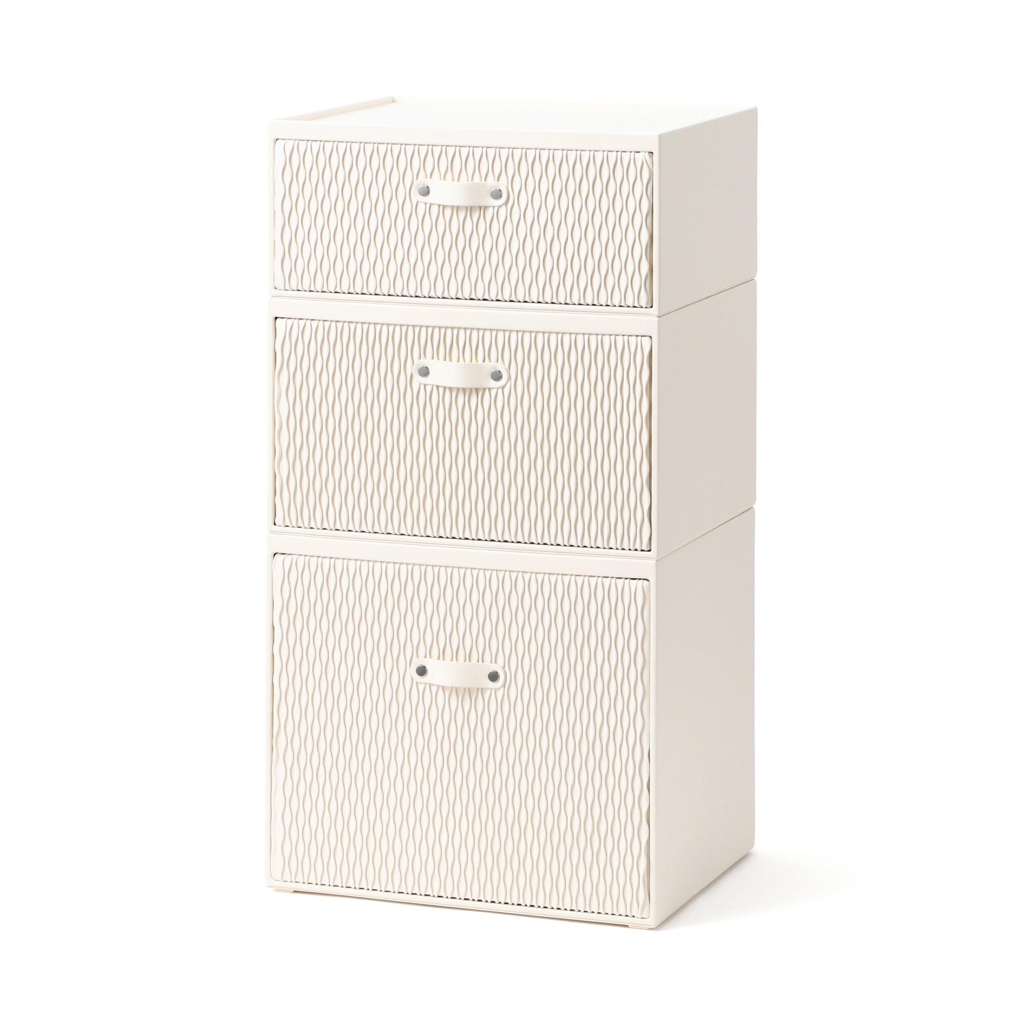 Wave Stacking Drawer Large Ivory