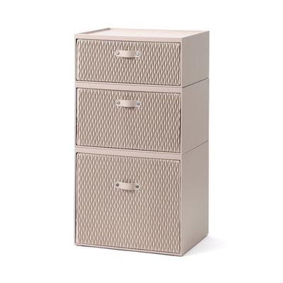 Wave Stacking Drawer Medium Beige