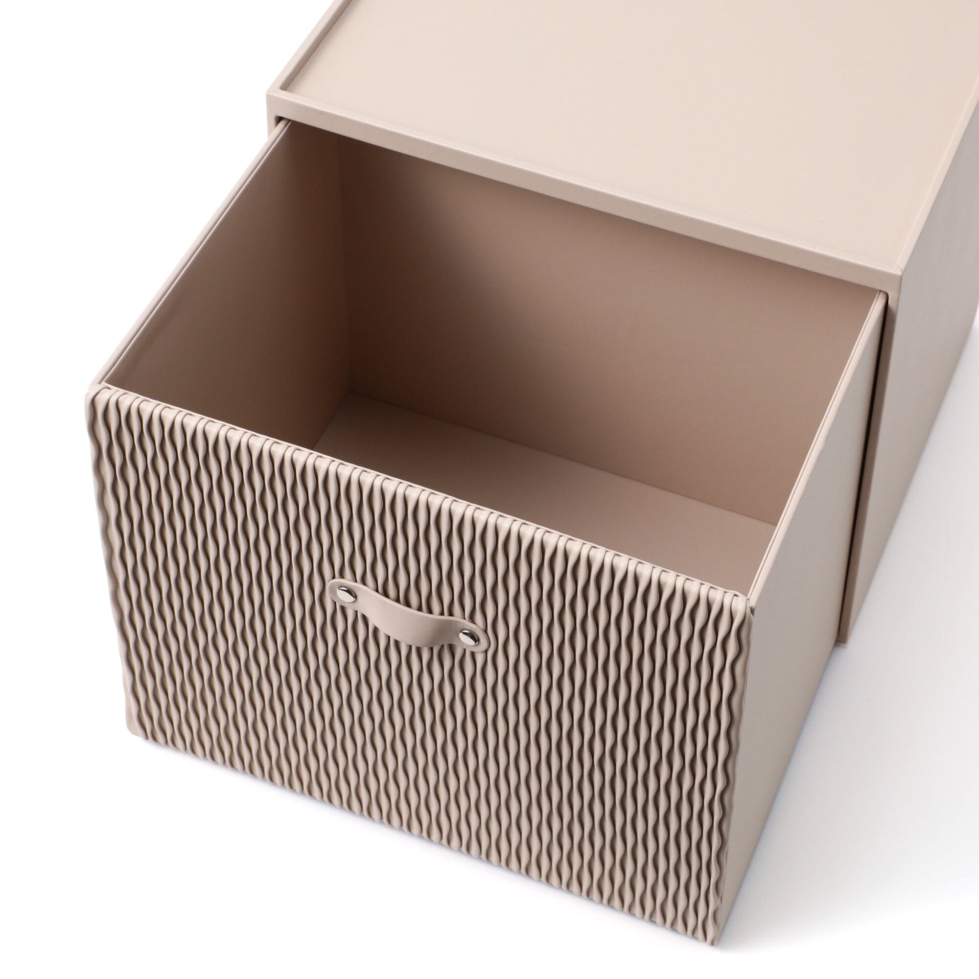 Wave Stacking Drawer Large Beige