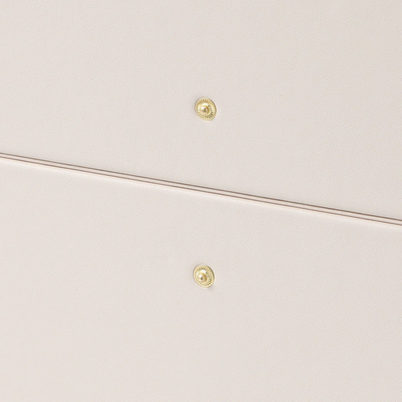 Embossed Stacking Drawer Large Ivory