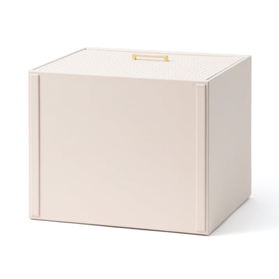 Embossed Stacking Drawer Large Ivory