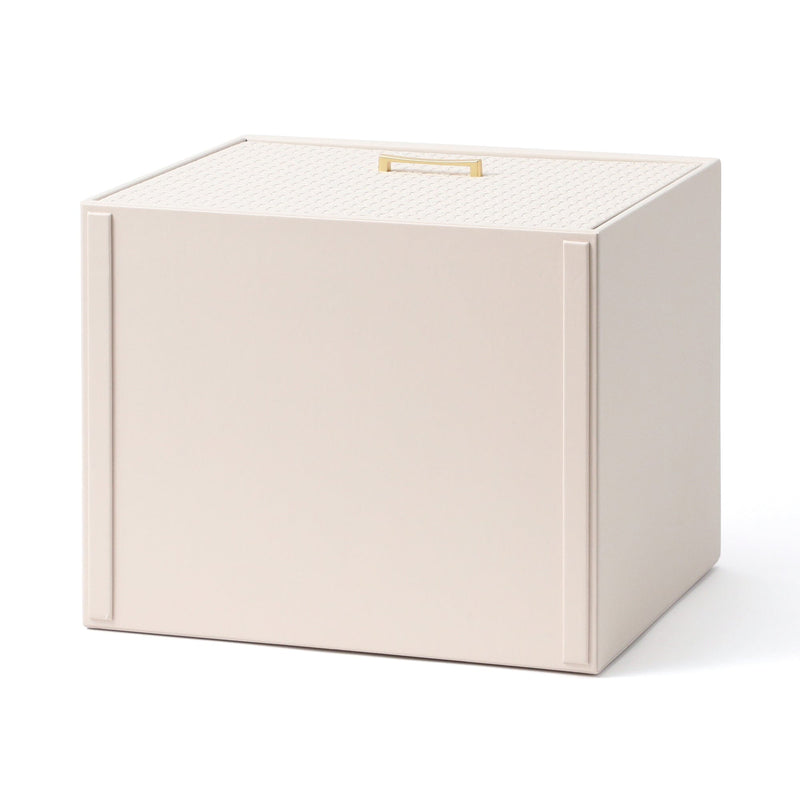 Embossed Stacking Drawer Large Ivory