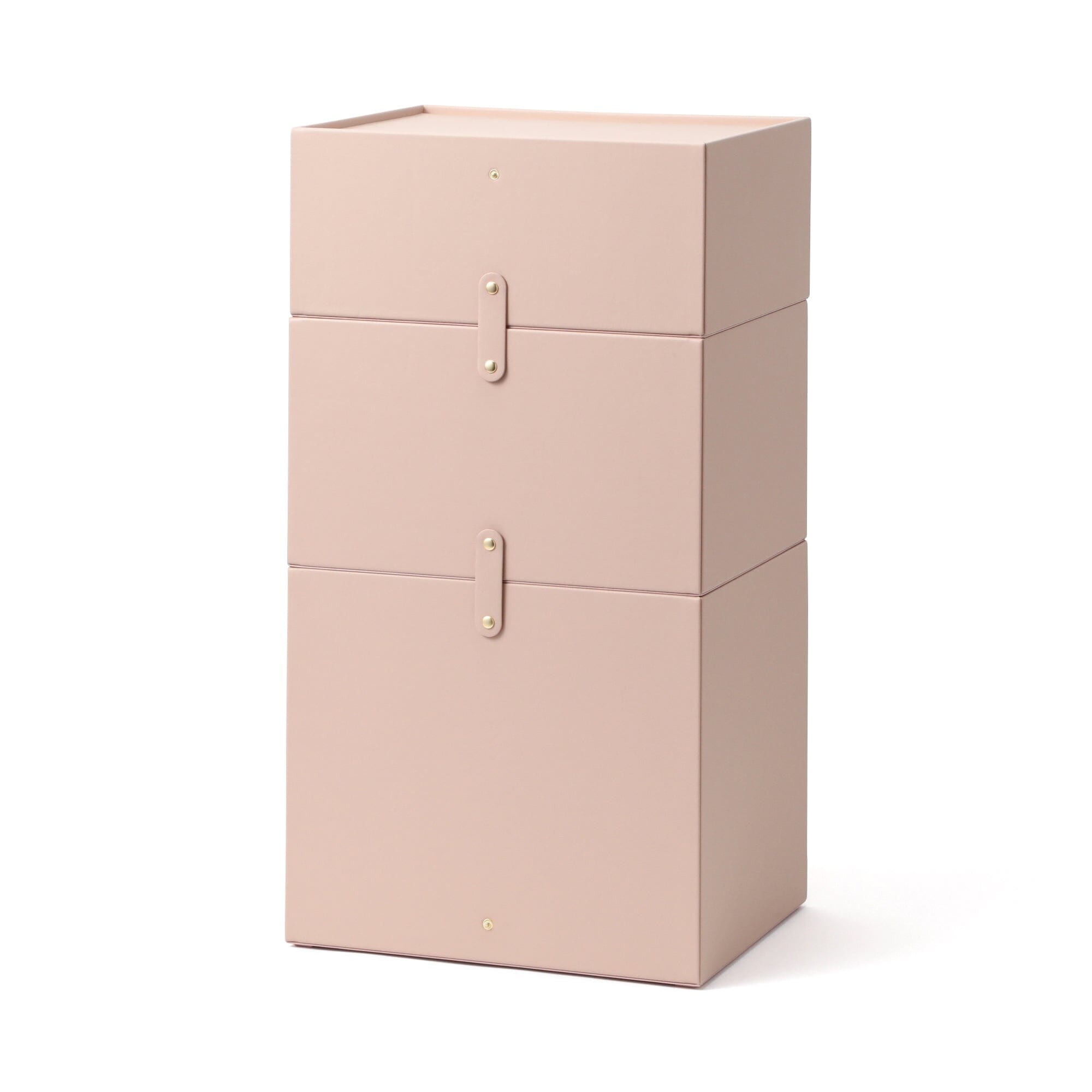 Embossed Stacking Drawer Medium Pink