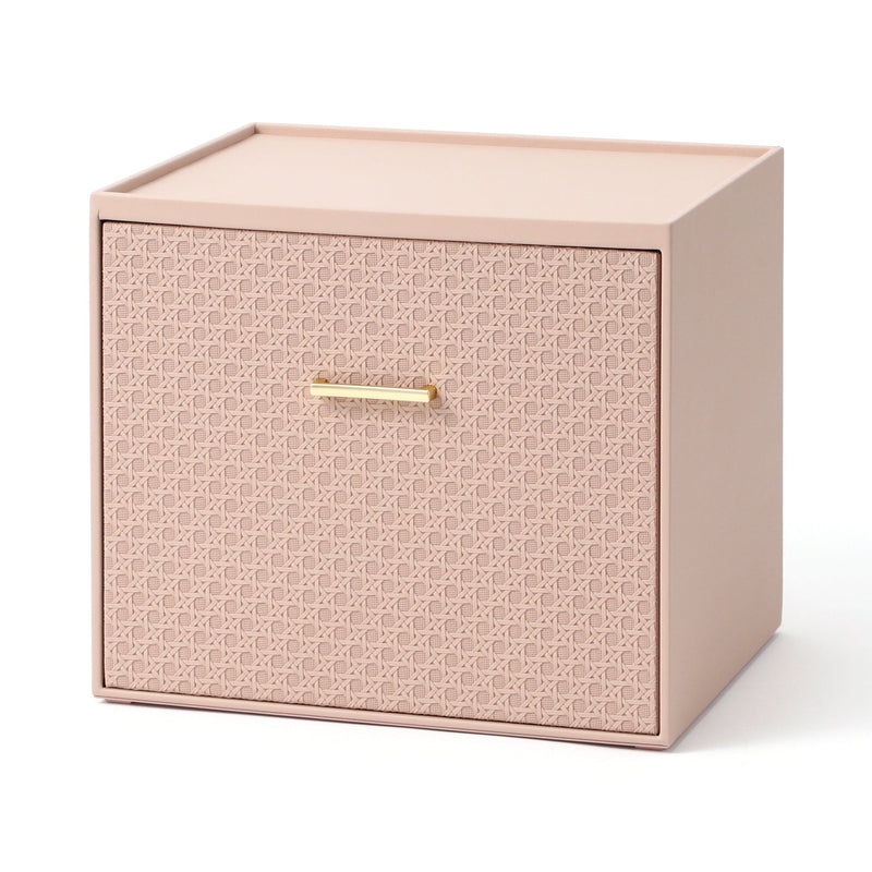 Embossed Stacking Drawer Large Pink