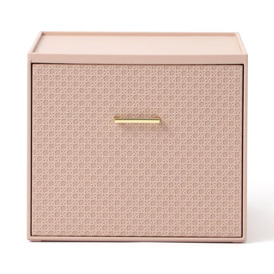 Embossed Stacking Drawer Large Pink