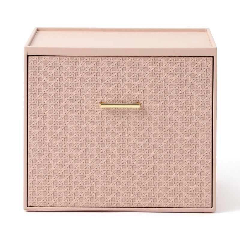 Embossed Stacking Drawer Large Pink