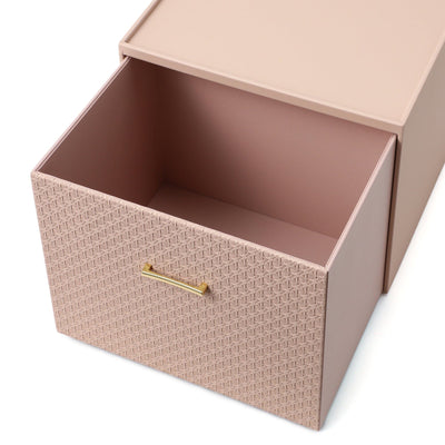 Embossed Stacking Drawer Large Pink