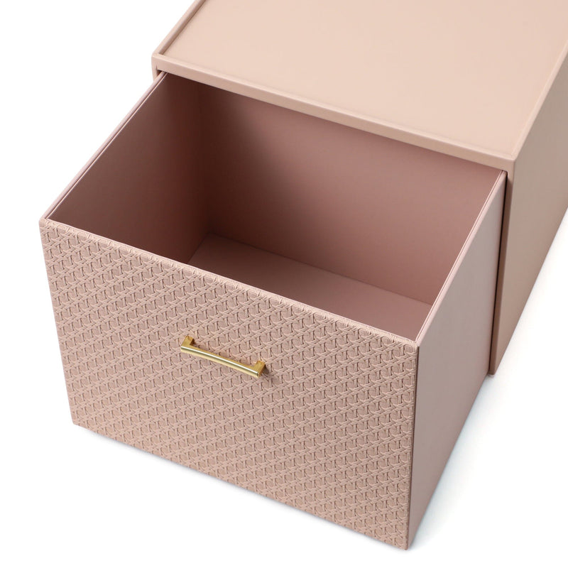 Embossed Stacking Drawer Large Pink