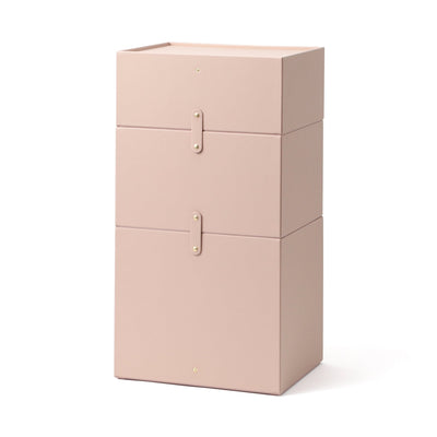 Embossed Stacking Drawer Large Pink