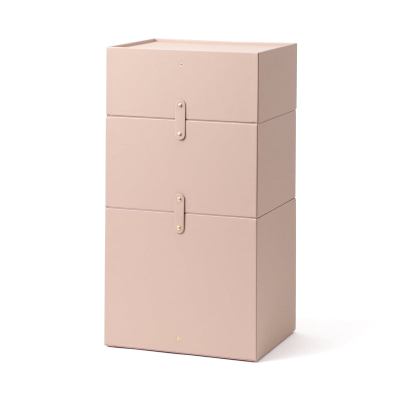 Embossed Stacking Drawer Large Pink
