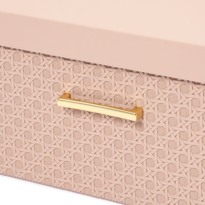 Embossed Box Large Pink