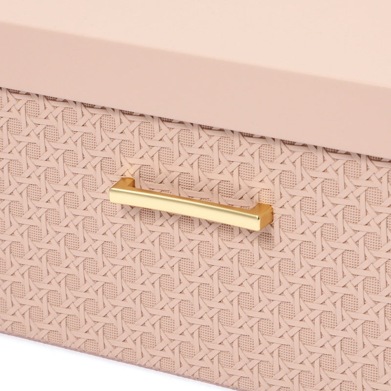 Embossed Box Large Pink