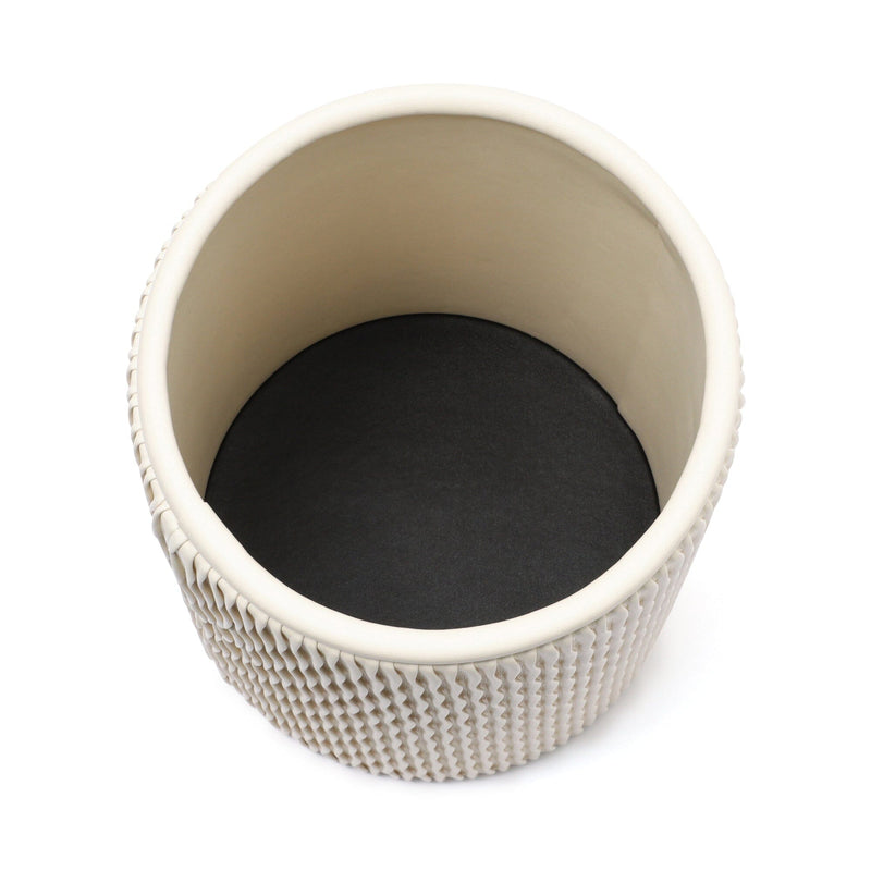 Wave Dust Box Small Ivory