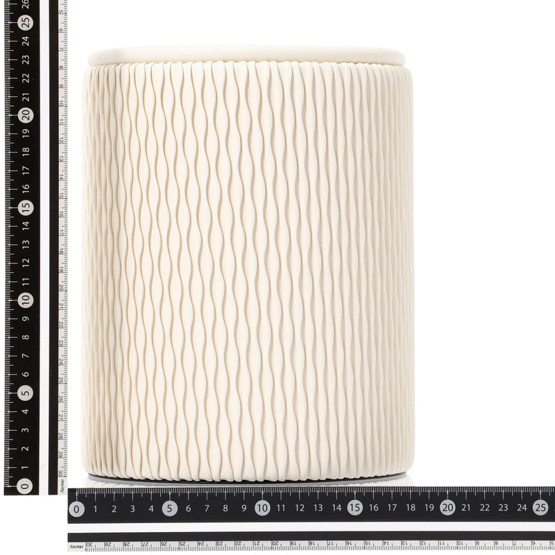 Wave Dust Box Small Ivory