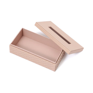 Embossed Tissue Box Pink