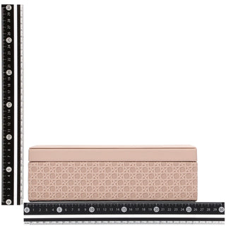 Embossed Tissue Box Pink