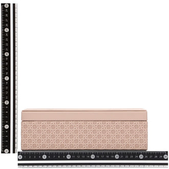 Embossed Tissue Box Pink