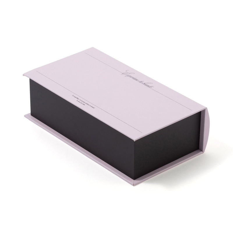 Book Tissue Box Typography Light Pink