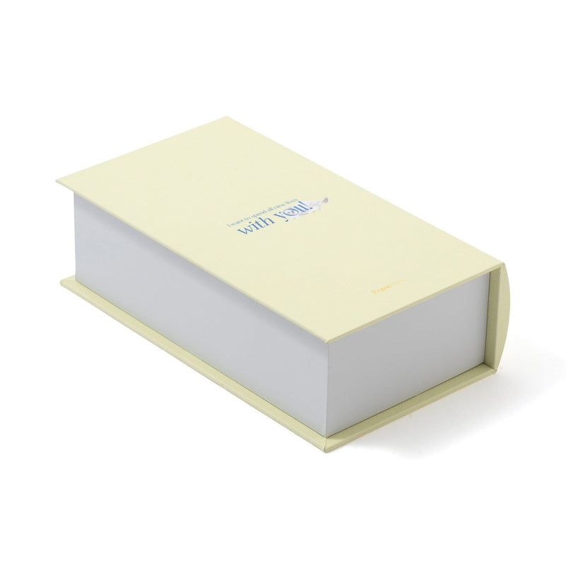 Book Tissue Box Cat Light Yellow