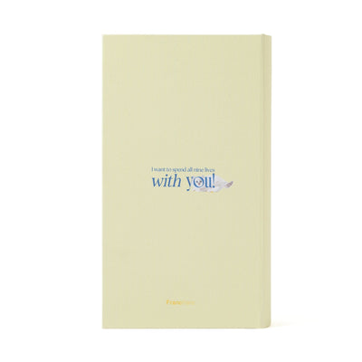 Book Tissue Box Cat Light Yellow