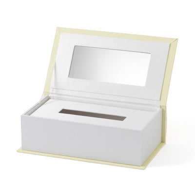 Book Tissue Box Cat Light Yellow