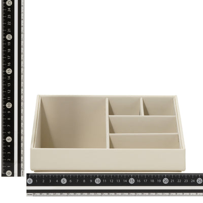 Stacking Cosmetic Organizer Ivory