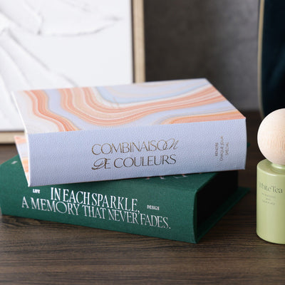 Book Box Typography Small Green