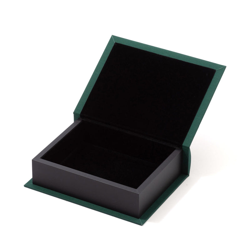 Book Box Typography Small Green