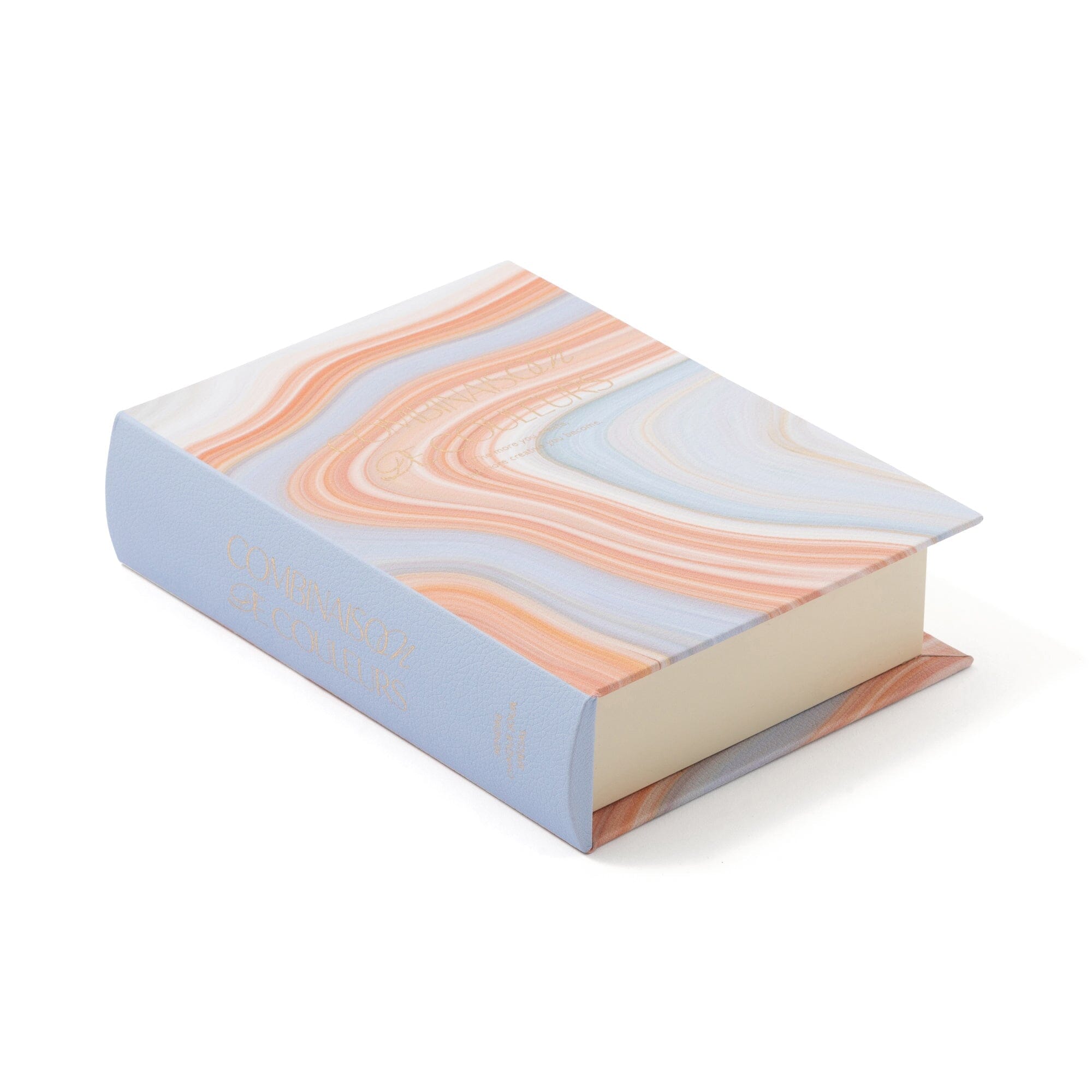 Book Box Marble Small Orange