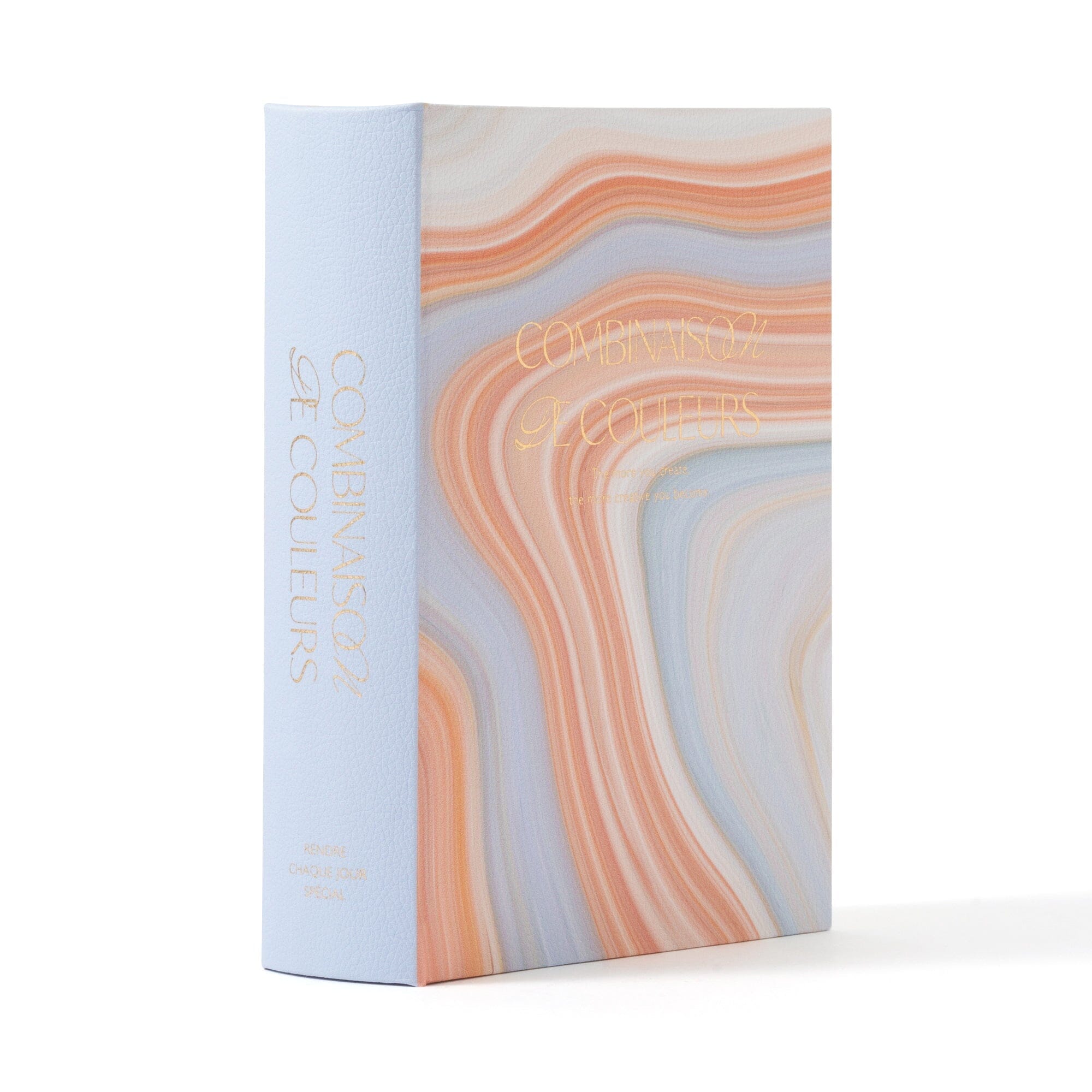 Book Box Marble Small Orange