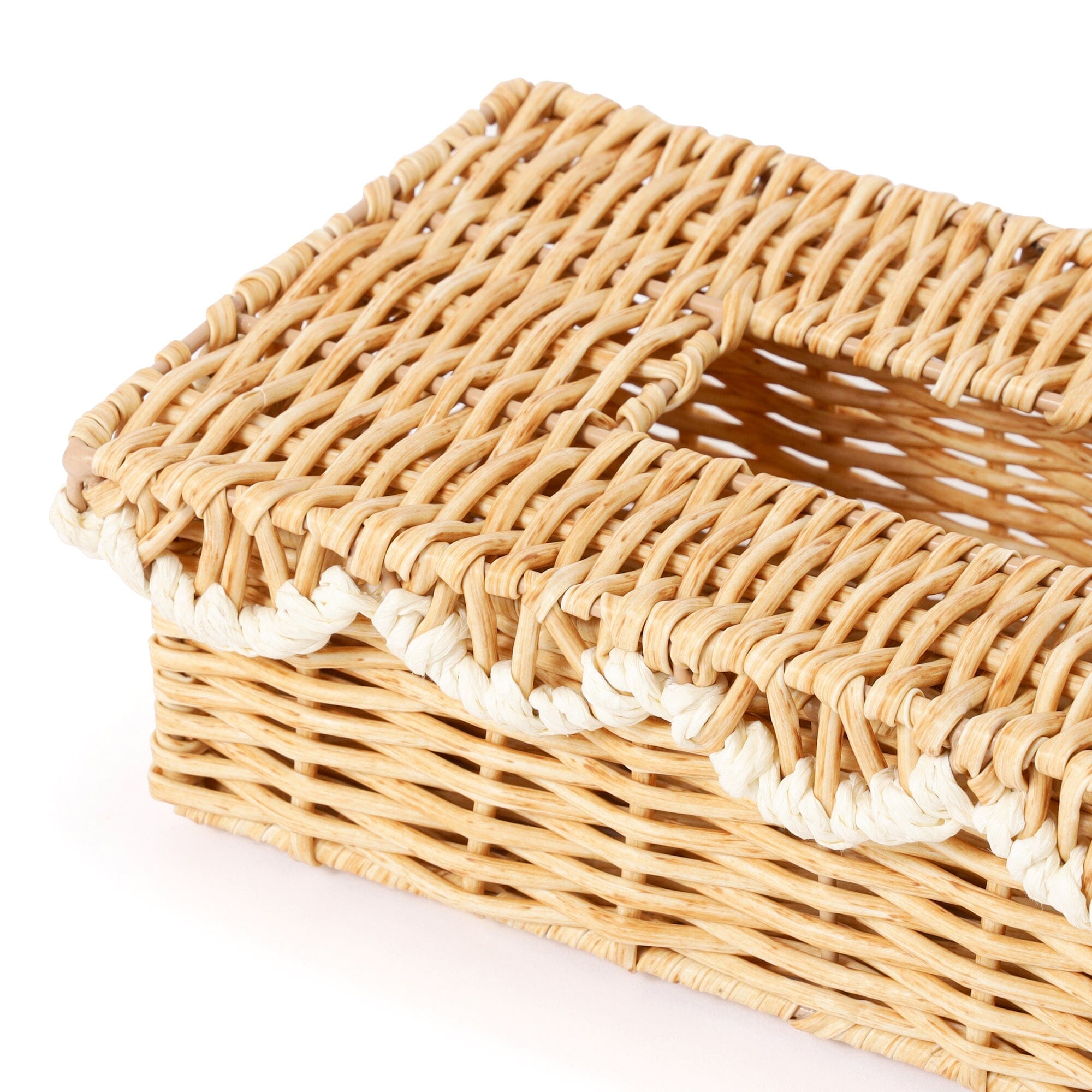Scallop Tissue Box White