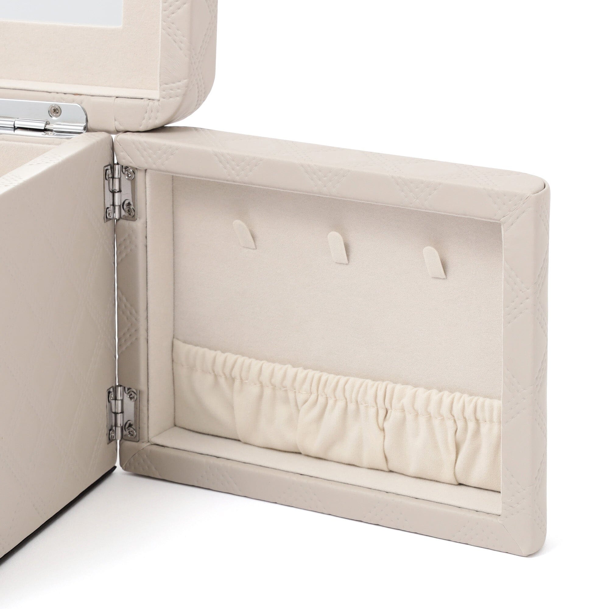 Quilt Jewelry Box Gray