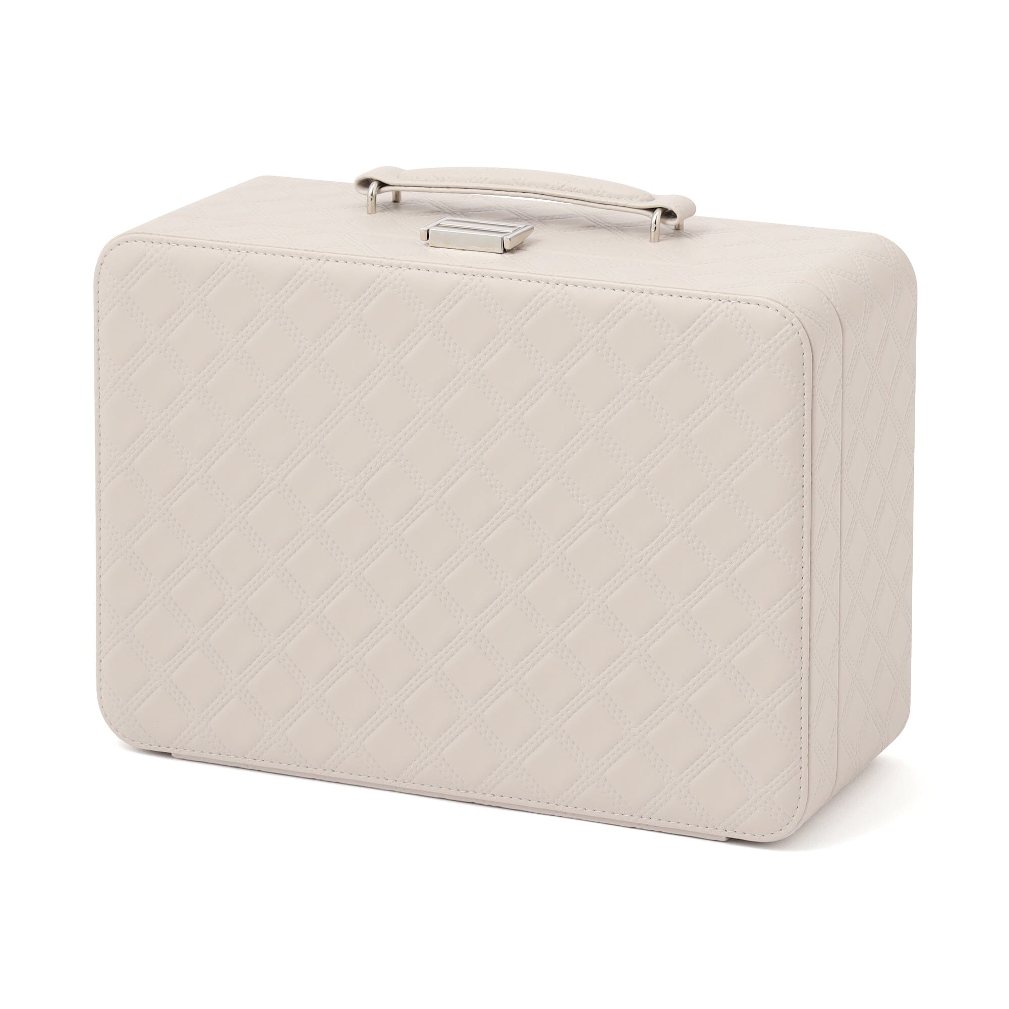 Quilt Cosmetic Box Gray