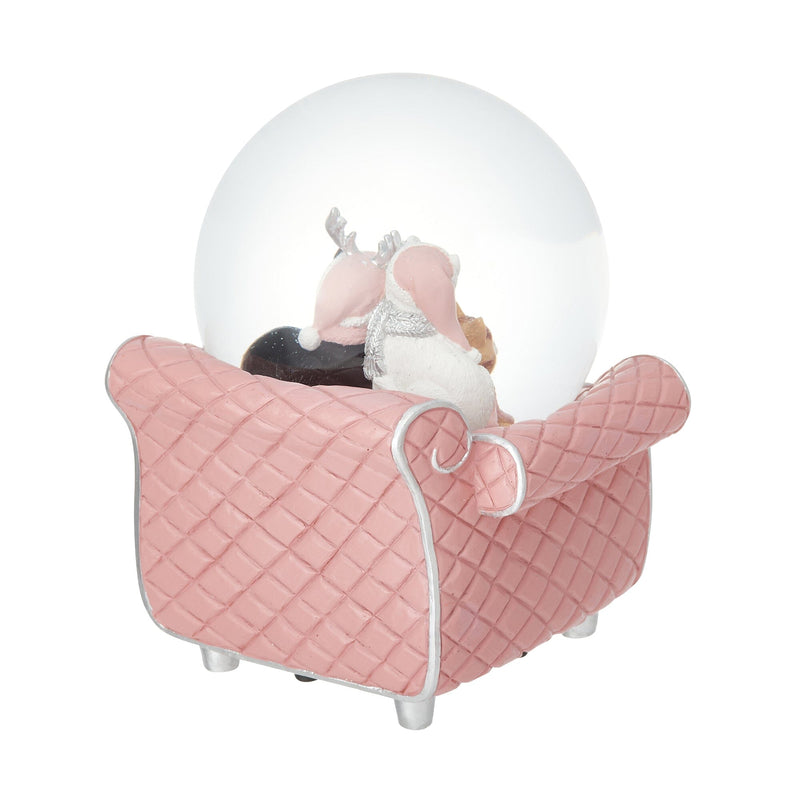 Snow Globe Cat Sofa Large Pink