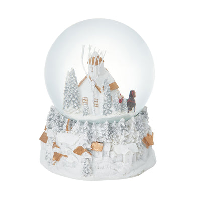 Snow Globe House Large White