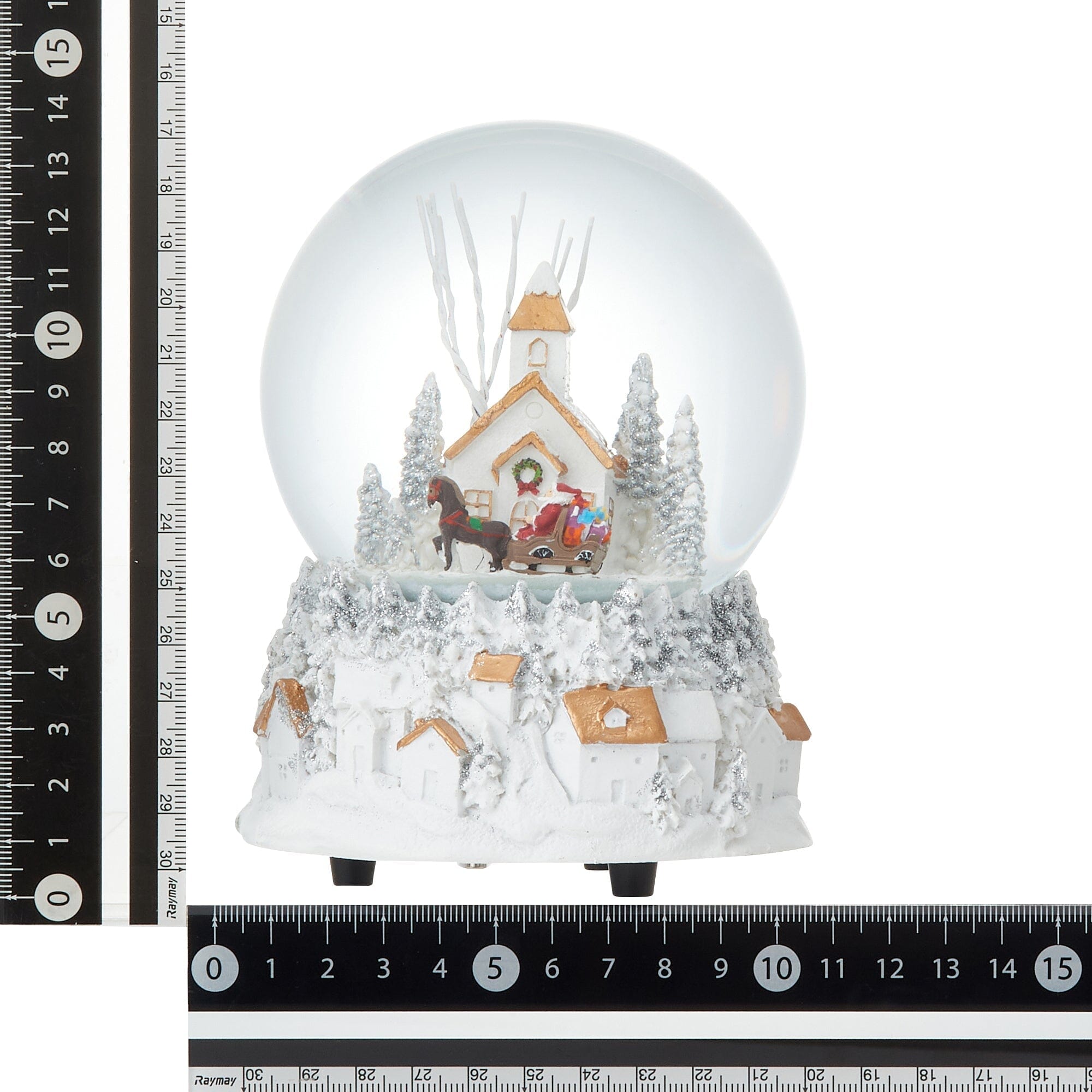 Snow Globe House Large White