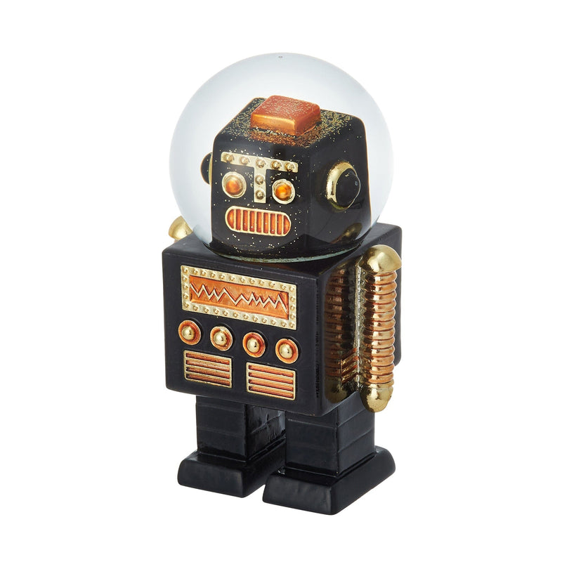 Snow Globe Robot Medium Black