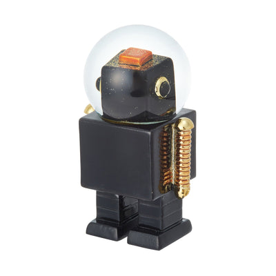 Snow Globe Robot Medium Black