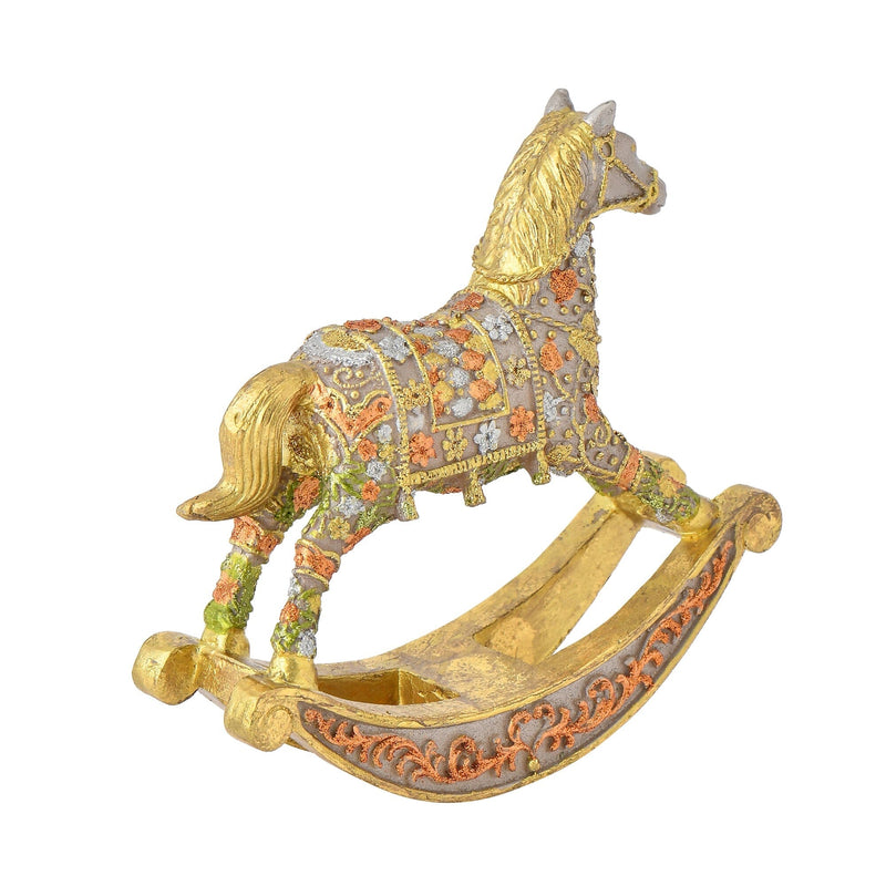 Resin Object Rocking Horse Pink