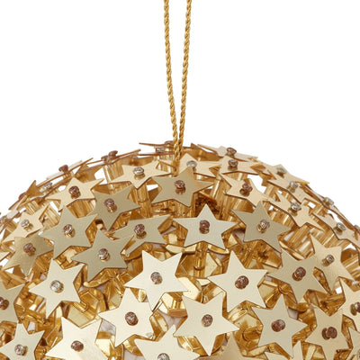 Beads Ornament Ball Star Gold